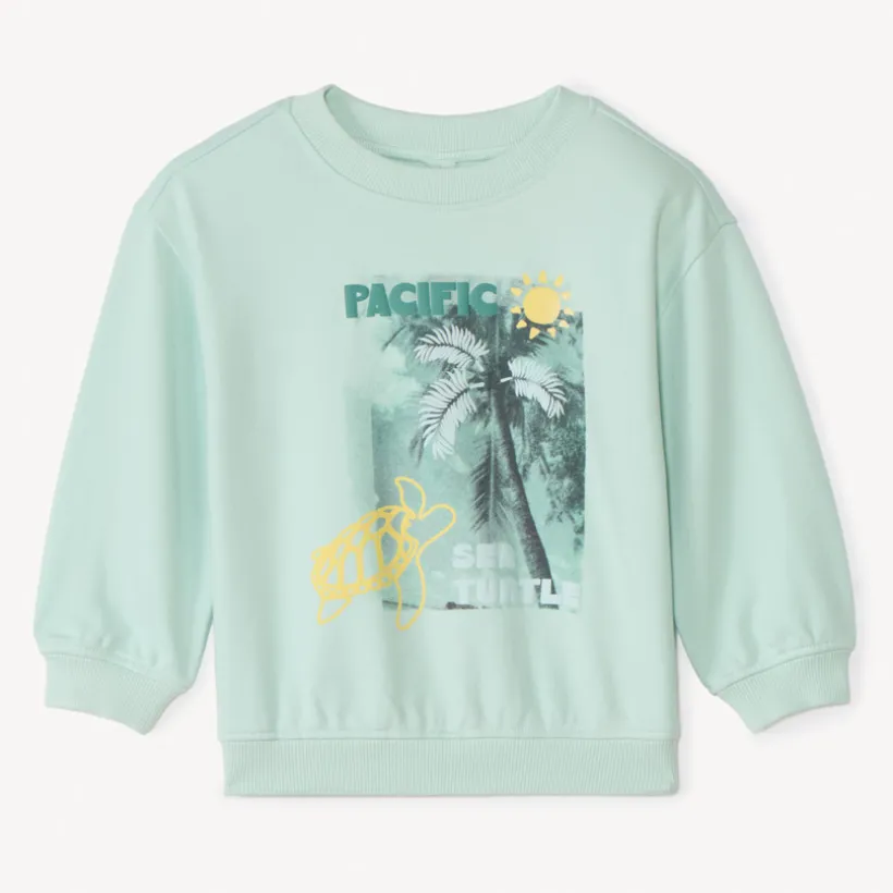 Sweat molleton oversize photoprinté pour bébé garçon