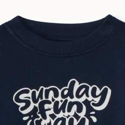 Sweat molleton oversize printé pour bébé garçon