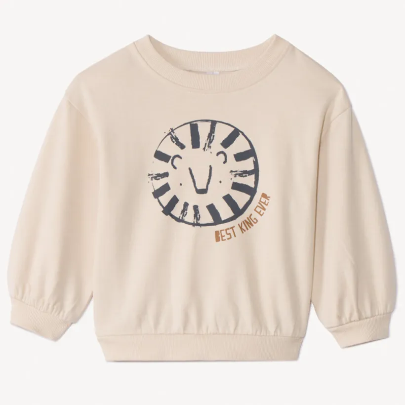 Sweat molleton oversize printé pour bébé garçon