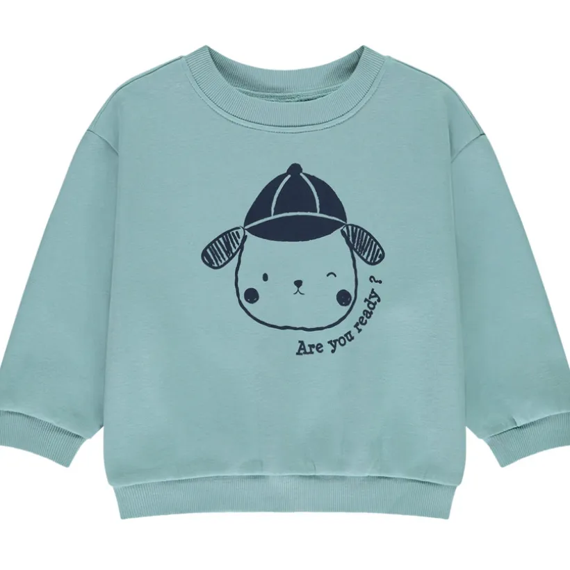 Sweat molleton oversize printé pour bébé garçon