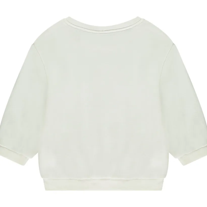 Sweat molleton oversize printé pour bébé fille