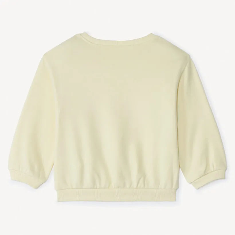 Sweat molleton oversize printé pour bébé fille