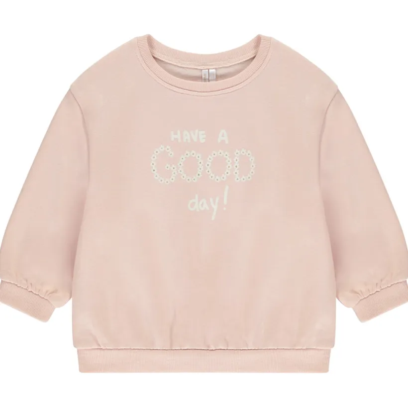 Sweat molleton oversize printé pour bébé fille