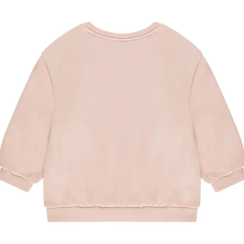Sweat molleton oversize printé pour bébé fille