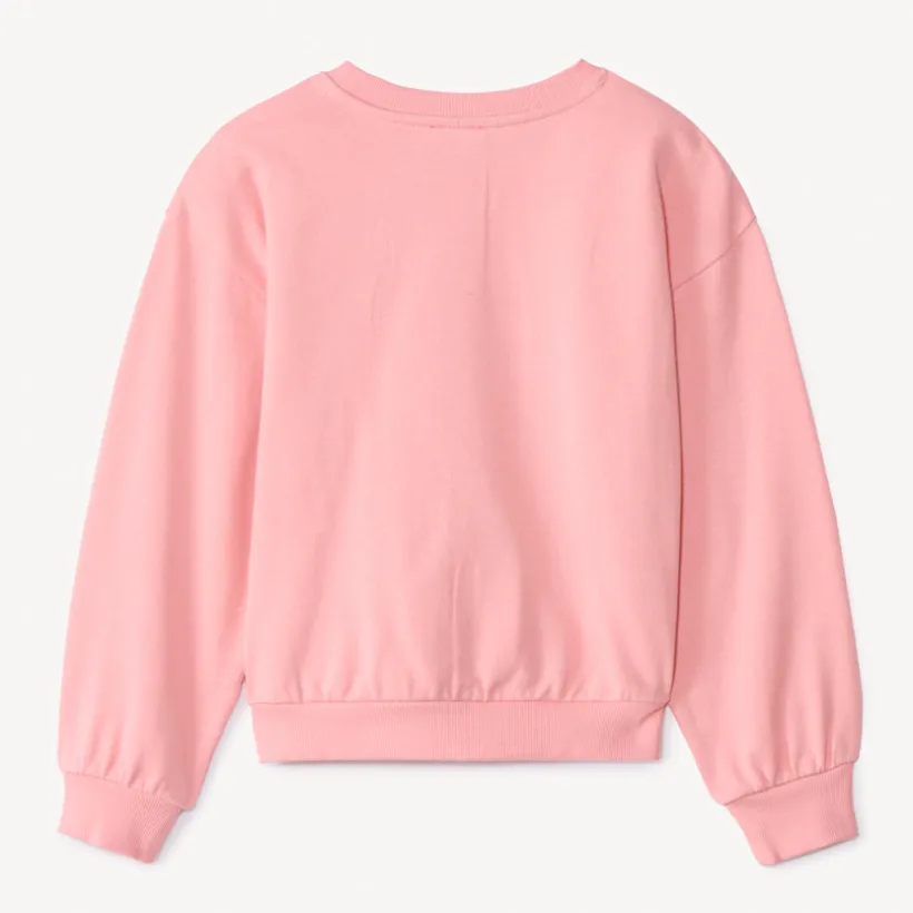 Sweat molleton oversize à sequins magiques pour fille