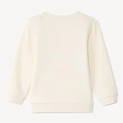 Sweat molleton à patchs bouclettes pour bébé fille
