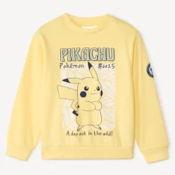 Sweat molleton print Pikachu Pokémon pour garçon