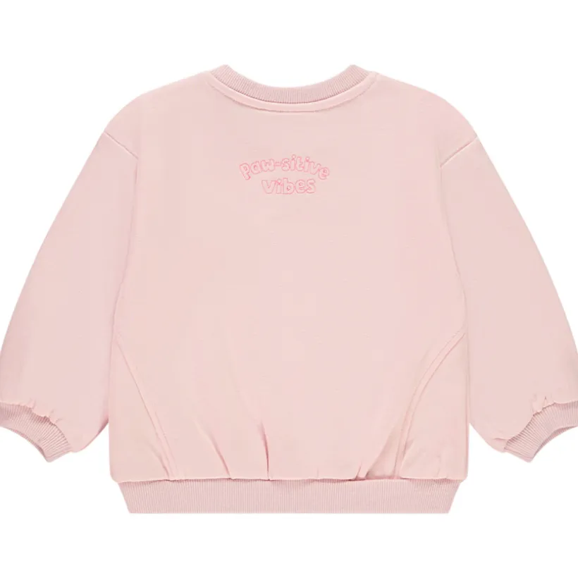 Sweat molleton rose print Pat Patrouille Skye pour bébé fille