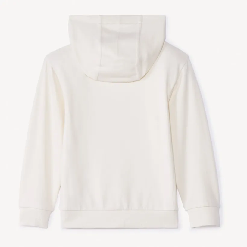 Sweat molleton uni à capuche pour garçon