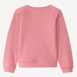 Sweat molleton uni fantaisie pour fille