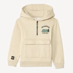 Sweat molleton zippé à capuche pour garçon