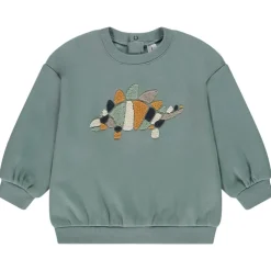 Sweat oversize à animal en bouclettes pour bébé garçon