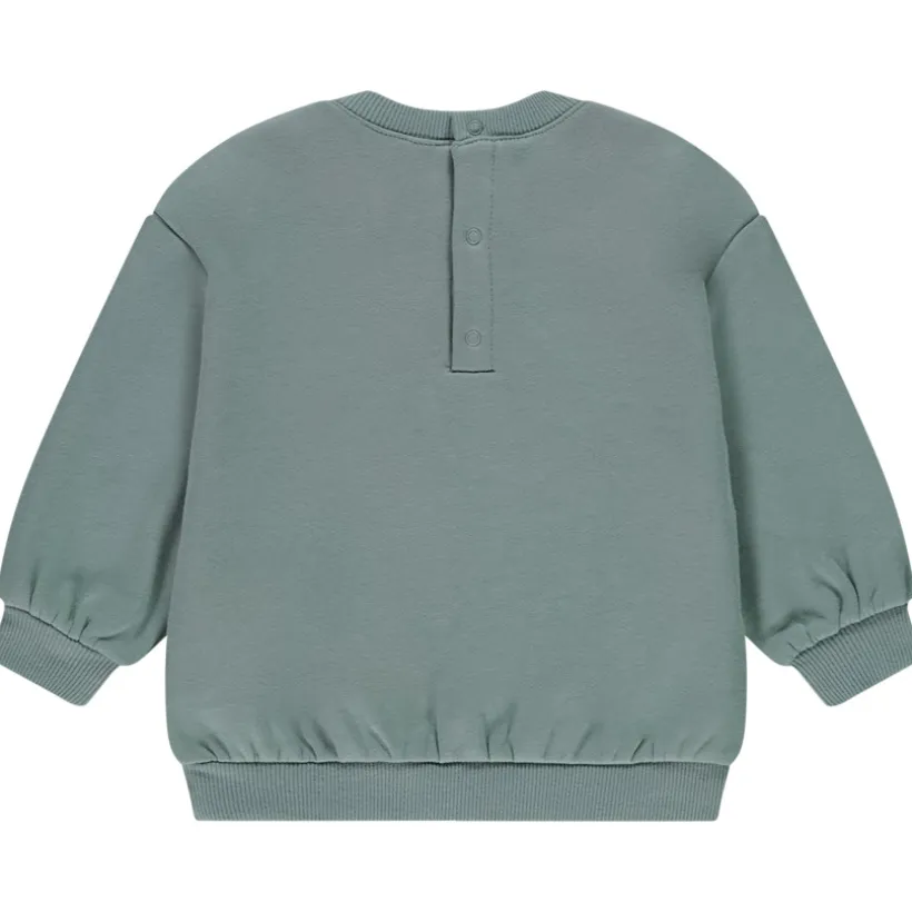Sweat oversize à animal en bouclettes pour bébé garçon
