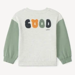 Sweat oversize bébé garçon color block