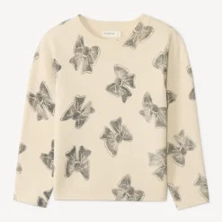 Sweat oversize en milano imprimé fantaisie pour fille