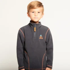 Sweat polaire de ski à col zippé pour garçon