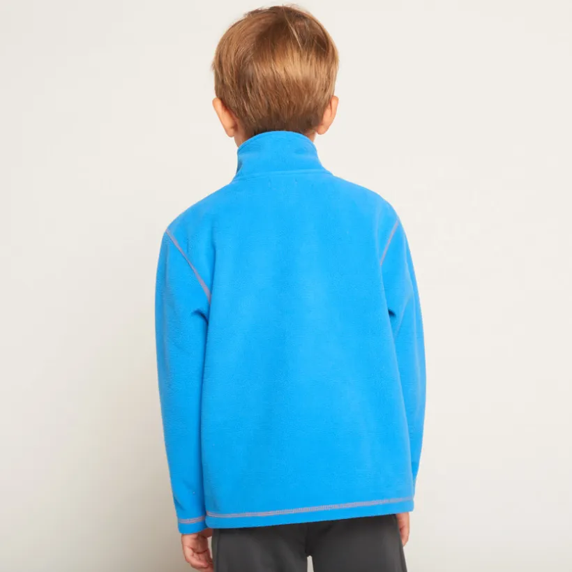 Sweat polaire de ski à col zippé pour garçon