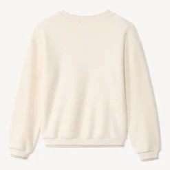 Sweat polaire oversize à patchs tachetés pour fille