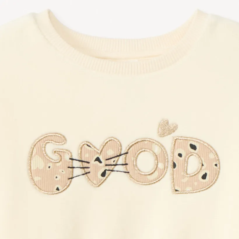 Sweat polaire oversize pour bébé fille