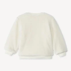 Sweat sherpa à patch renne de Noël pour bébé garçon