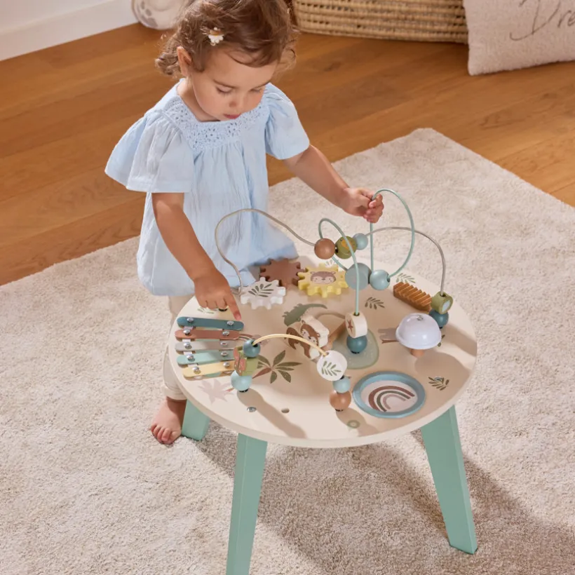 Table d'activités ludiques en bois Little Savane