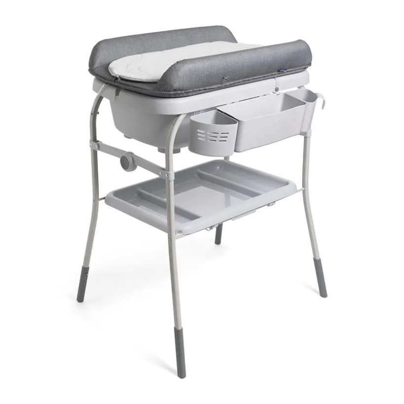 Table à langer avec baignoire Cuddle & Bubble graphite melange