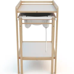 Table à langer coulissante 2 en 1 Tiny avec baignoire intégrée