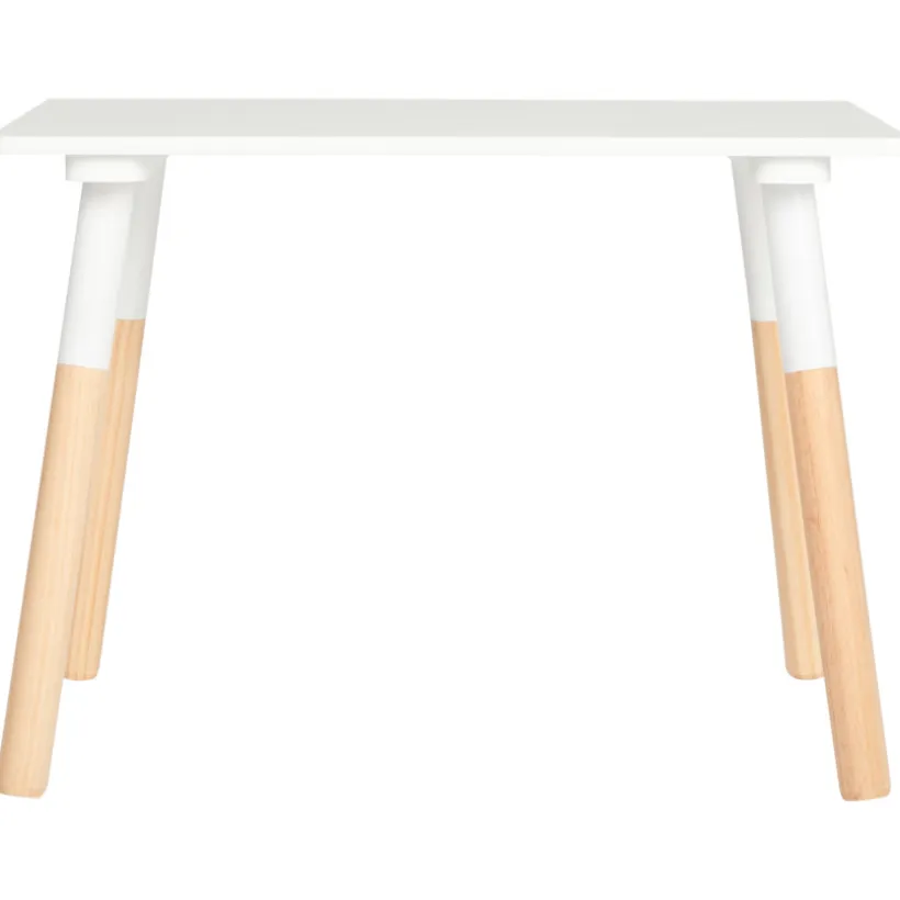 Table maternelle blanche