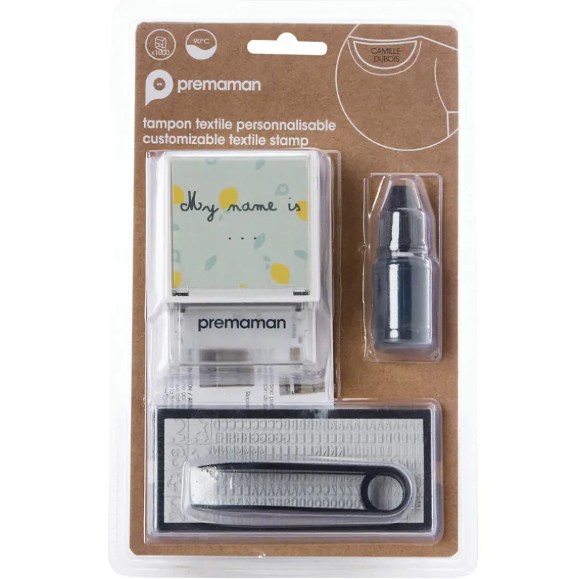 Tampon encreur textile personnalisable