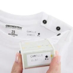 Tampon encreur textile personnalisable