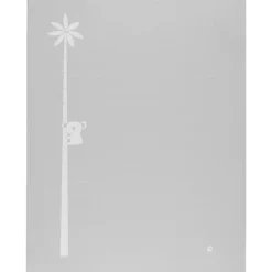 Tapis de parc avec toise Koala - Gris