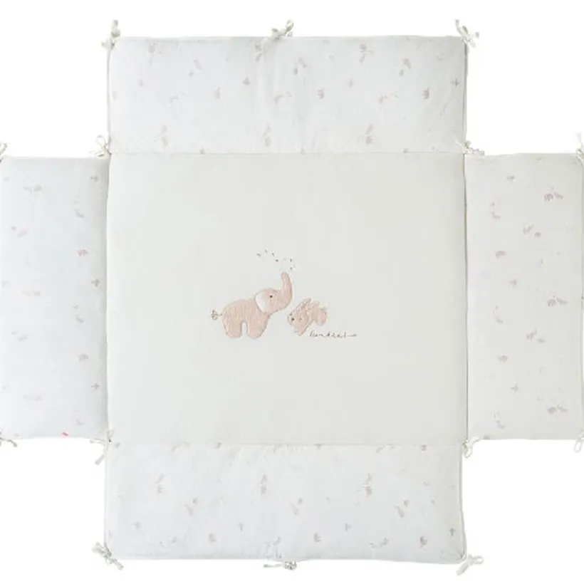 Tapis de parc cuvette 75x95cm Veloudoux Bali Moka