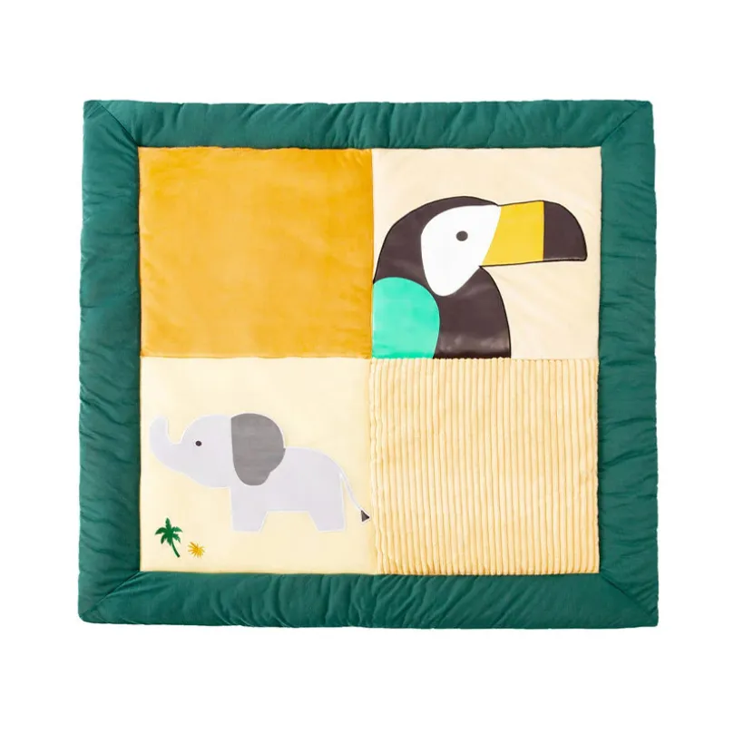 Tapis de parc réversible Jungle