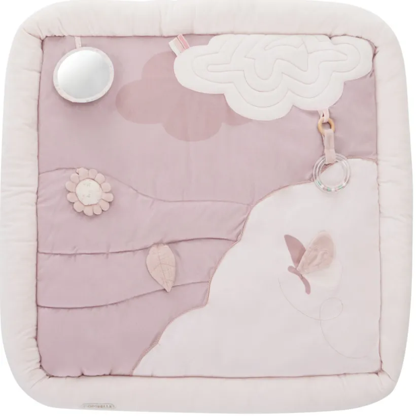 Tapis d'éveil Promenade Bucolique rose