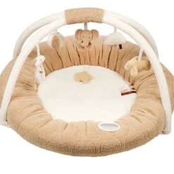 Tapis d'éveil Teddy Bouclette pouf avec arches - Beige