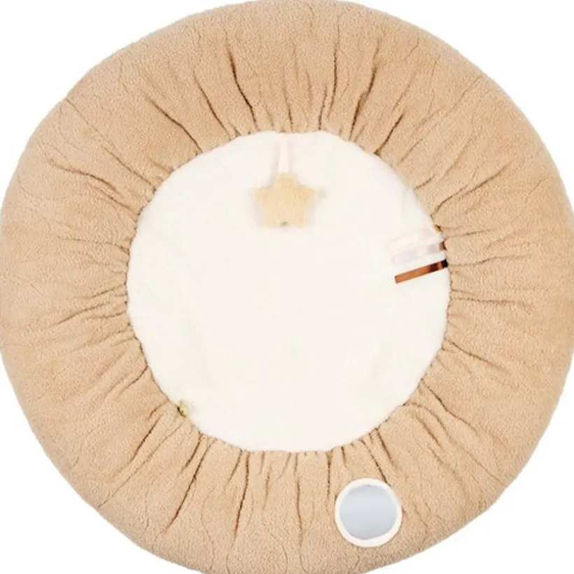 Tapis d'éveil Teddy Bouclette pouf avec arches - Beige