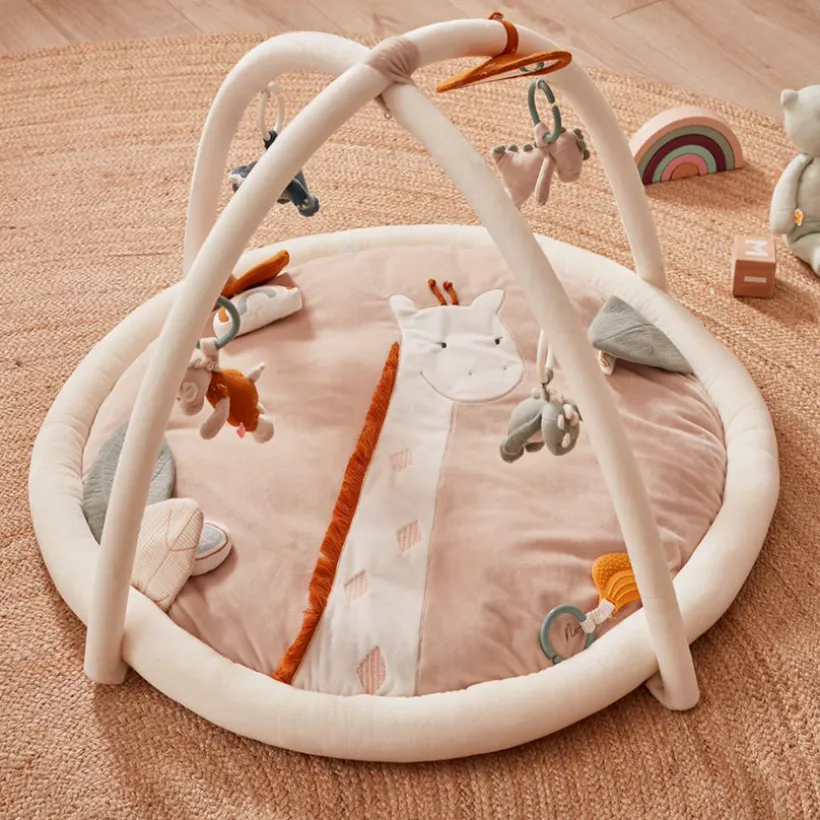 Tapis d'éveil Veloudoux Girafe Tiga Stegi & Ops