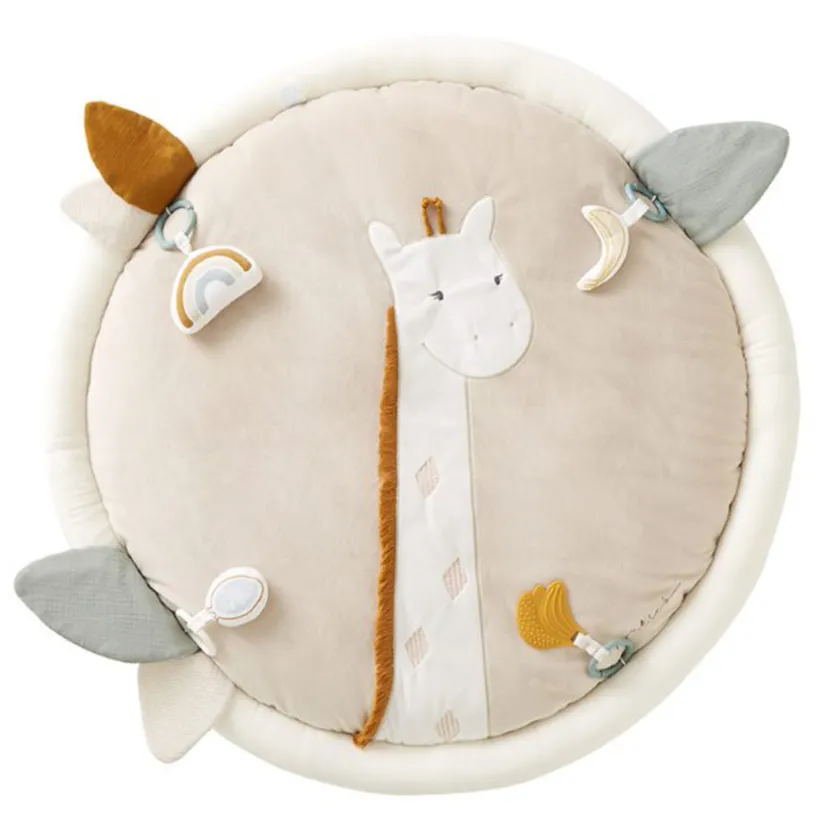 Tapis d'éveil Veloudoux Girafe Tiga Stegi & Ops