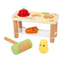Tap Tap Légumes en bois avec marteau