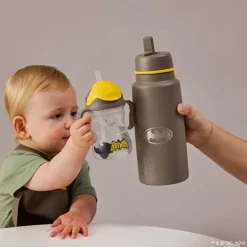 Tasse anti-fuites avec anse et paille Batman