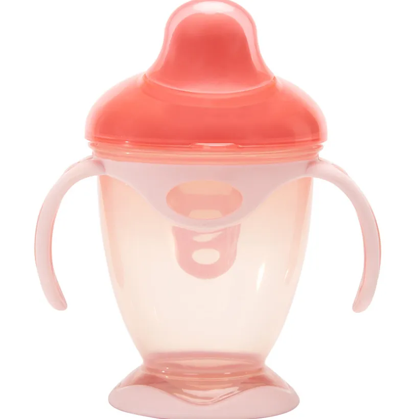 Tasse d'apprentissage à anses 180 ml rose