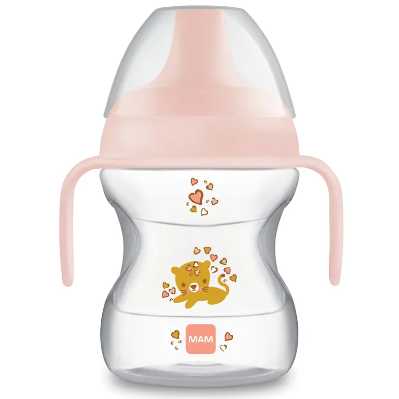Tasse d’apprentissage décorée avec poignée 6m+ 190 ml