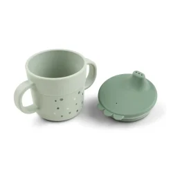 Tasse d'apprentissage Foodie Happy Dots Vert