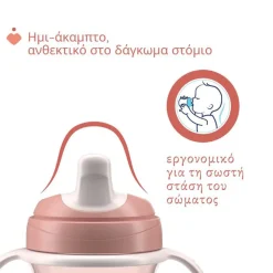 TASSE D'APPRENTISSAGE ROSE 6M+