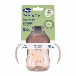 TASSE D'APPRENTISSAGE ROSE 6M+
