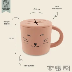 Tasse snack silicone Mrs Cat