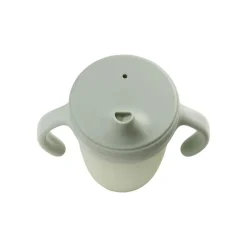 Tasse évolutive en silicone avec anses amovibles