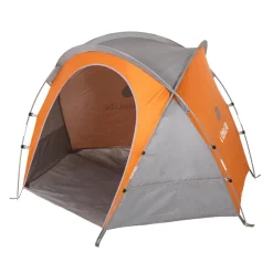 Tente de plage anti-UV compacte orange