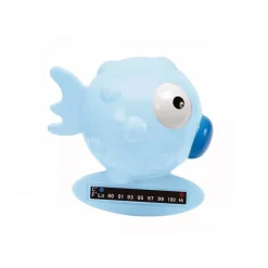 Thermomètre de bain avec bande thermique - Poisson bleu