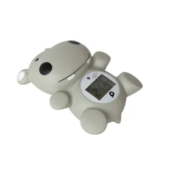 Thermomètre de bain et de chambre Hippopotame gris